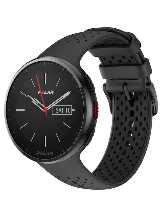 Polar Pacer Pro 45mm Smartwatch με Παλμογράφο (Carbon Gray)