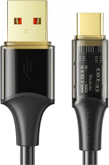 Mcdodo CA-2092 USB 2.0 Cable USB-C Male - USB-A 100W Black 1.8m