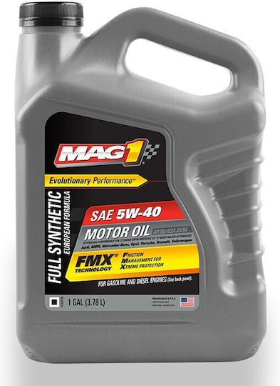 MAG1 Full Συνθετικό Λάδι Αυτοκινήτου 5W-40 4.73lt