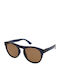 Serengeti Kingman Unisex Sunglasses with Brown Tartaruga Plastic Frame and Brown Lens SS572003