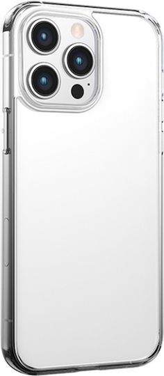 Usams Binz Back Cover Silicone Transparent Black (iPhone 14)
