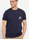 Garage Fifty5 Herren T-Shirt Kurzarm Marineblau