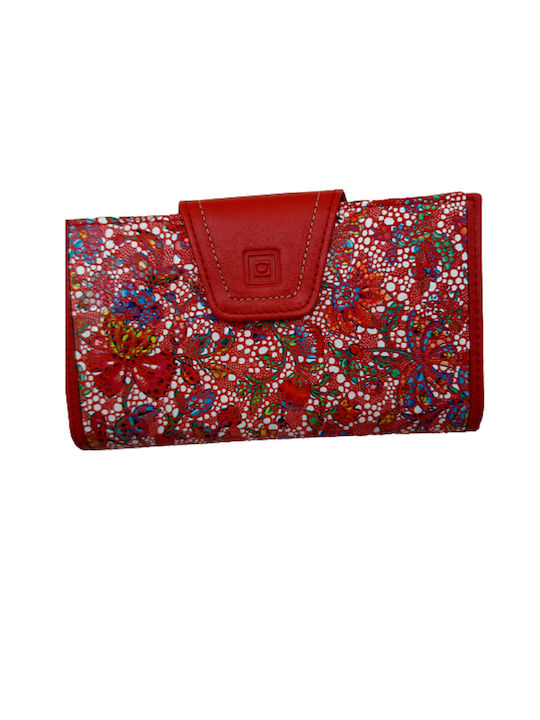 Luxus Leather Wallet Red