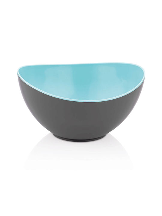 Plastic Salad Bowl Gray 25x23x13cm