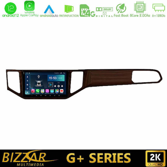 Bizzar Car Audio System for Volkswagen Golf Sportsvan 2014-2020 (Bluetooth/USB/WiFi/GPS/Apple-Carplay/Android-Auto) with Touch Screen 9"