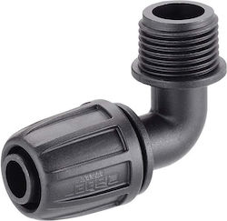 Claber 9019 L Type Watering Pipe Connector 13mm