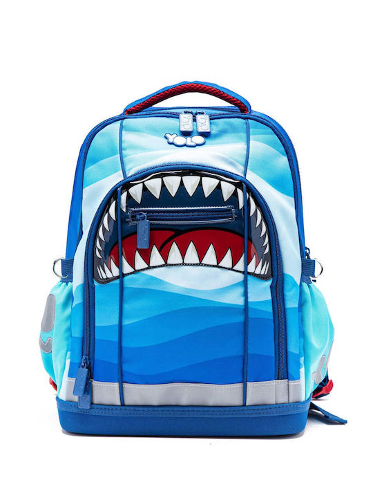 Yolo Shark Schulranzen Rucksack Grundschule, Grundschule in Blau Farbe 25Es