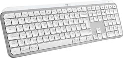 Logitech MX Keys S Wireless Bluetooth Keyboard Only English US Pale Grey