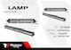 Raistar Headlights Car in Bar Shape LED 54W 16cm 1pcs