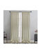 La Maison Blanche Curtain with Pencil Pleat Ecru 145x290cm