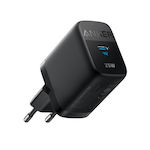 Anker mit USB-C Anschluss 25W Stromlieferung Schwarz (312)