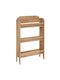 Wooden Floor Bookcase Beige 58.5x18.5x100cm