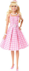 Barbie The Movie Margot Robbie in Pink Gingham Dress Collectible Doll for 3++ Years