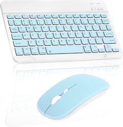 Soultronic MKK11 Fără fir Set tastatură și mouse UK Albastru