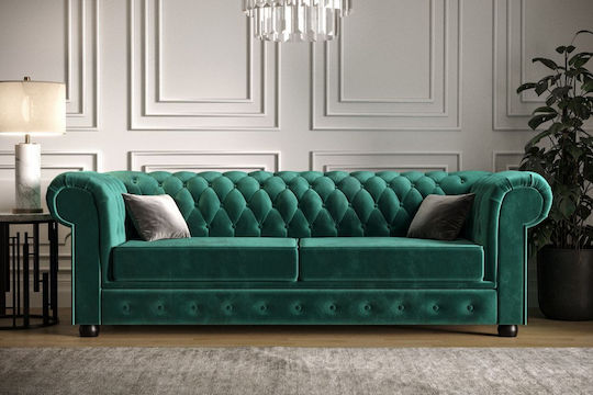 Country Max-Petrol- Dreisitzer Sofa Sofa 220x95x72cm. Petrol Blau Country Max-Petrol- Dreisitzer Sofa Sofa 220x95x72cm. Petrol Blau