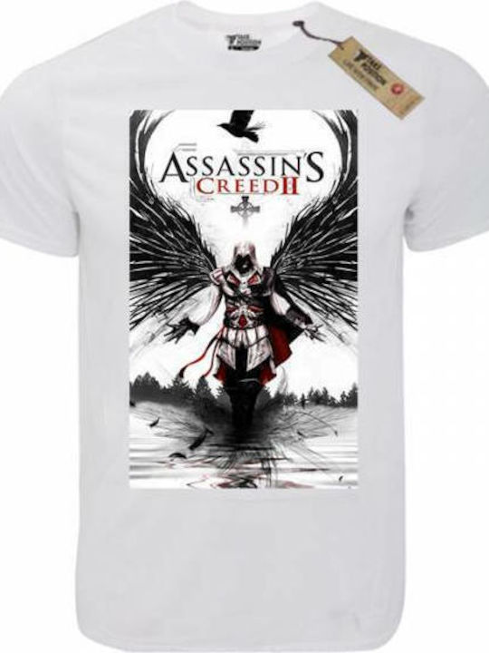 Takeposition T-cool T-shirt Assassin's Creed Λευκό Takeposition T-cool T-shirt Assassin's Creed Λευκό