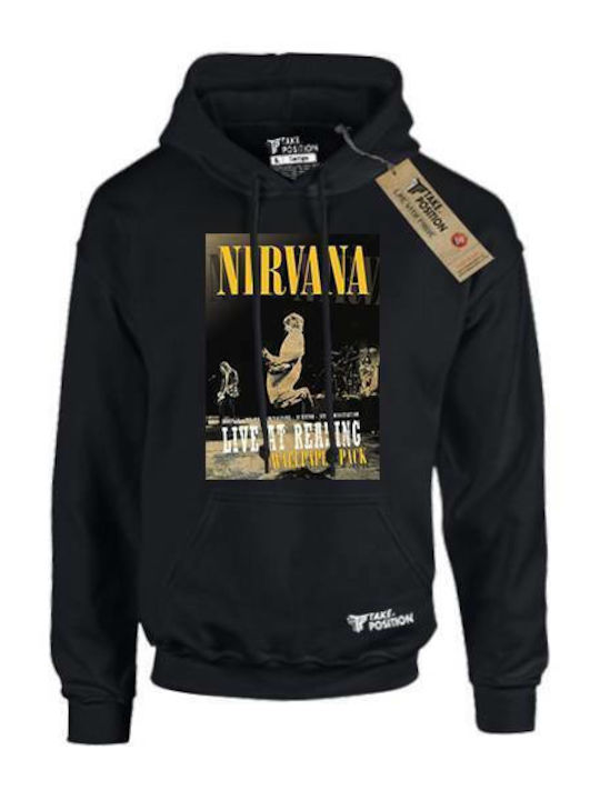 Takeposition H-cool Damen Kapuzenpulli Nirvana Schwarz