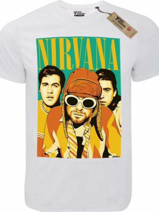 Takeposition T-shirt Nirvana T-cool σε Λευκό χρώμα