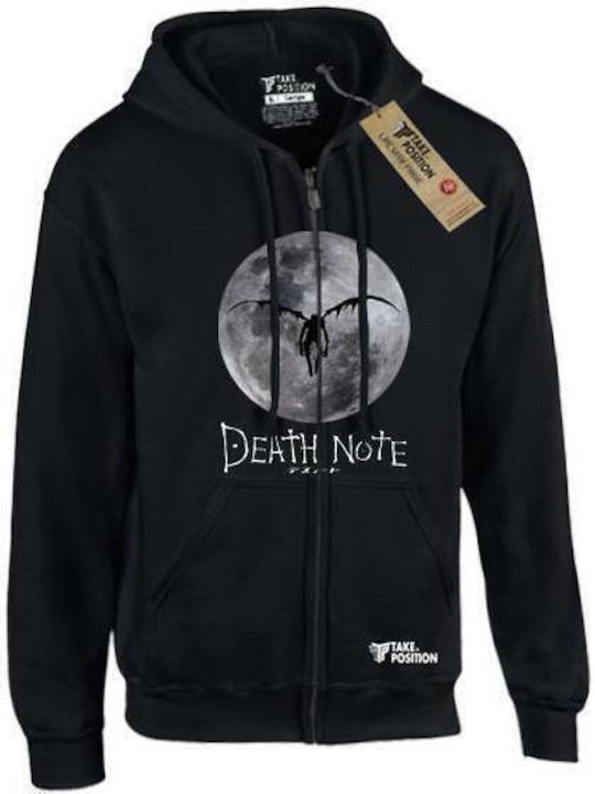 Takeposition Anime Death Note Moon Hoodie Black