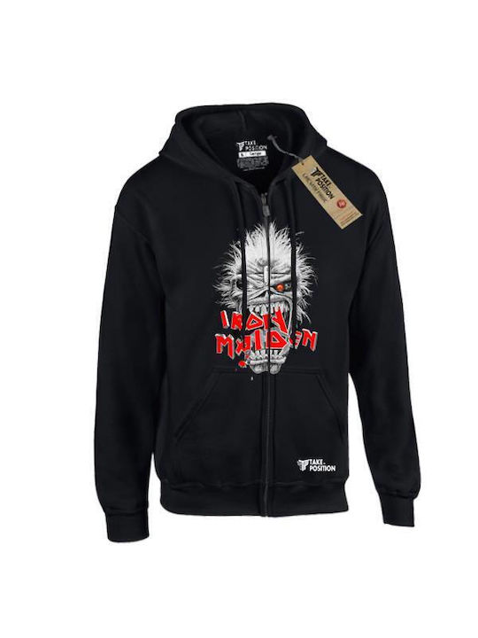 Takeposition crush Hooded Jacket Iron Maiden Gray