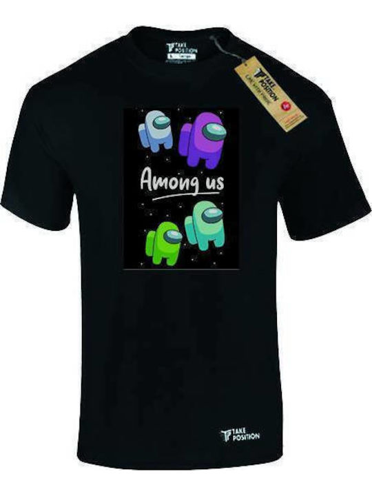 Takeposition T-shirt Among Us Μαύρο