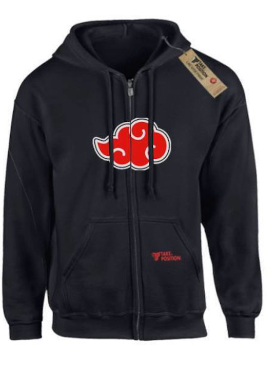 Takeposition Z-cool Ανιμε Hooded Jacket Naruto Black