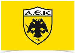 Mannschaftsfahne Netzstempel AEK FC 50x75cm