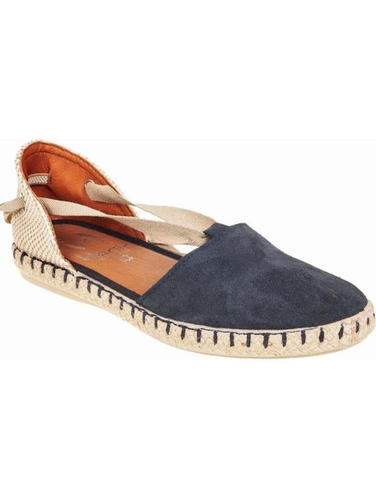 MARILA Espadrilles Blue Leather 748-22054