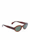 Persol Unisex Γυαλιά Ηλίου με Καφέ Κοκκάλινο Σκελετό και Πράσινο Φακό PO2550S 185/S31