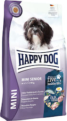 Happy Dog Mini Senior 0.8kg Dry Food Gluten Free for Senior Dogs of Small Breeds with Corn, Poultry and Rice