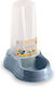Kerbl Automatic Plastic Bowl with Container Food & Water for Dog & Cat 650ml in Light Blue Color