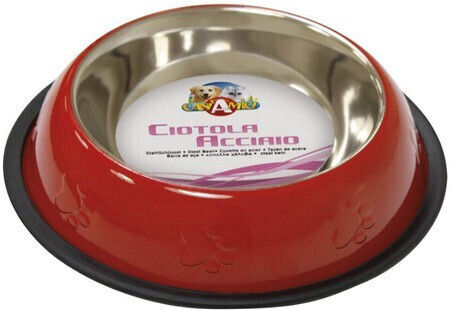 Croci Metallischer Futternapf & Wasserschale für Hund 710ml 23cm