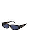 Lozza Unisex Sunglasses with Brown Plastic Frame and Black Lens SL4316 0722