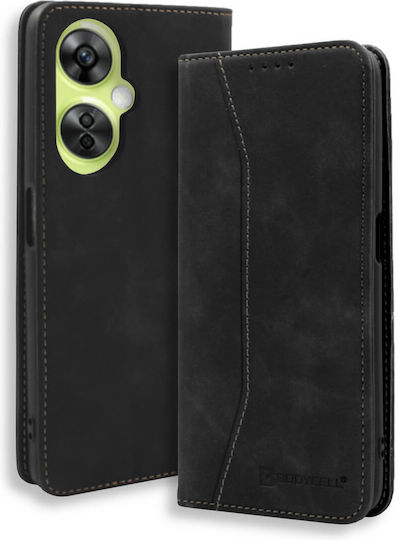 Bodycell Book Piele artificială Negru (OnePlus Nord CE 3 Lite)