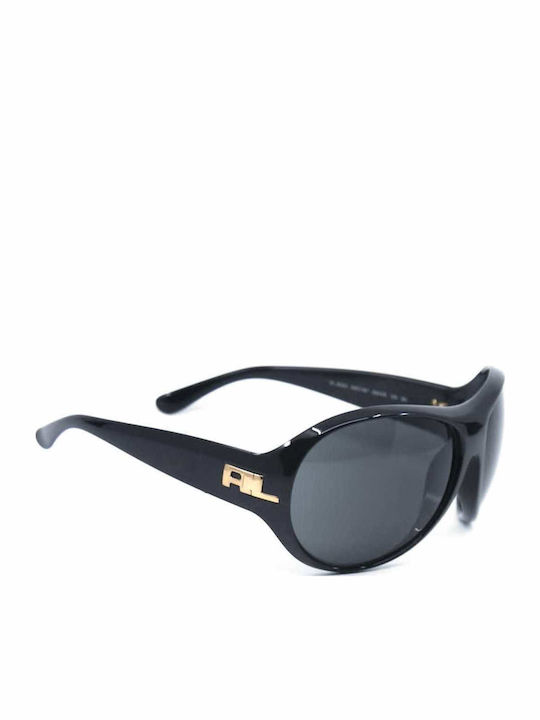Ralph Lauren Unisex Sunglasses with Black Plastic Frame and Black Lens RL8002 5001/87