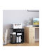 Office Storage Chipboard Drawer with Wheels & 1 Drawers Black L60xW40xH68.5cm