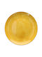 Tognana Plate Shallow made of Porcelain Yellow with Diameter 30cm