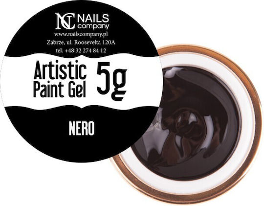 Nc Nails Nail Art Gel Black 5gr