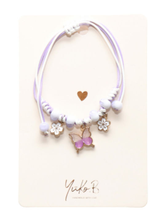 Yuko.B Γυναικείο Βραχιόλι με Κορδόνι