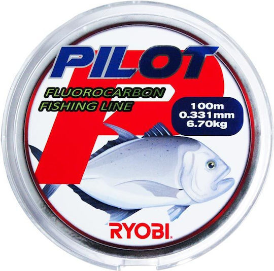 Ryobi Πετονιά Ψαρέματος Fluorocarbon 100m / 0.437mm
