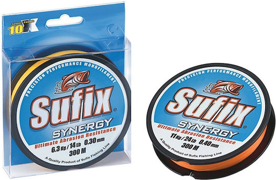Sufix Synergy Πετονιά Ψαρέματος 300m / 0.35mm / 6.3kg