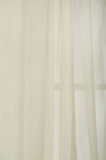 Whitegg Перде с Плик с Писалка K0113 Бежово 270x280см