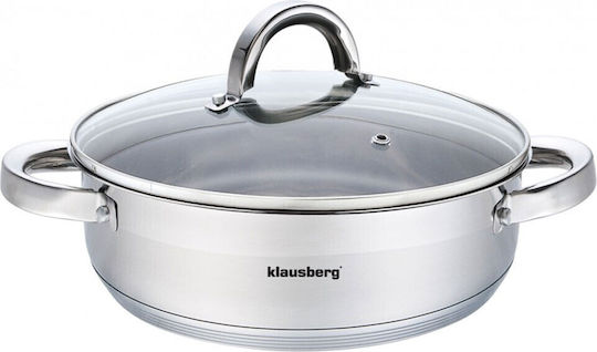 Klausberg Βαθιά Ανοξείδωτη Κατσαρόλα 6lt / 28cm
