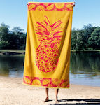 Cokitex Beach Towel Cotton Yellow 160x86cm.