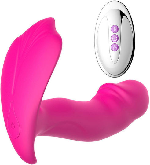 Kinksters Mini Δονητής Μασάζ με Απομακρυσμένο Έλεγχο 12cm Ροζ