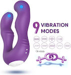 Kinksters Double Vibrator 14.7cm Purple