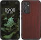 KWmobile 5G Back Cover Lemn Roșu (Galaxy A54)