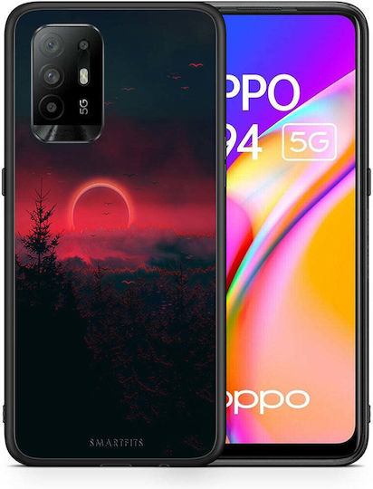 Smartfits Tropic Sunset Back Cover Σιλικόνης Κόκκινο (Oppo A94)