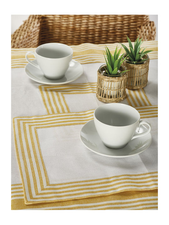 Whitegg Z128 Cotton Tablecloth Yellow 180x220cm