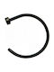 Poco Loco Nose Hoop Earring Made of Black Titanium
